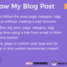 Follow My Blog Post