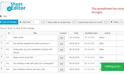 WP Sheet Editor